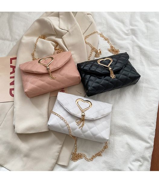 

small ladies tassel bag embroidered bags foreign korean trade love 2021women one-shoulder diagonal version women ngioa