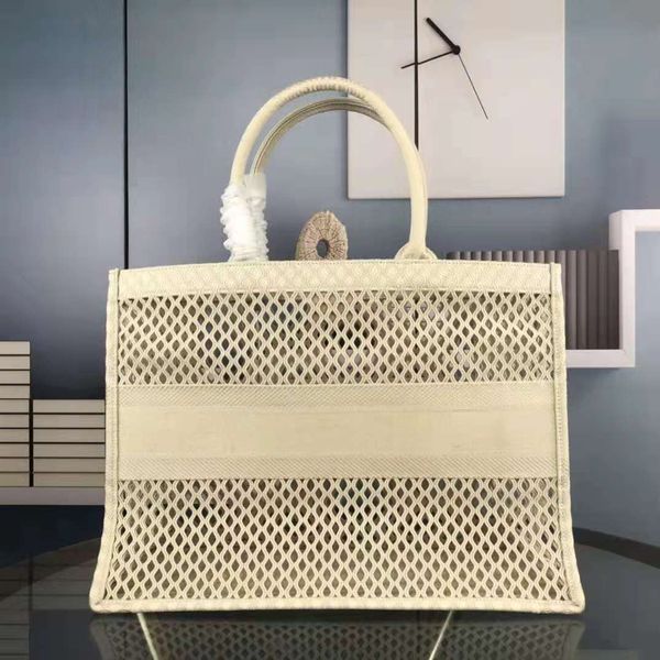 

shopping tote handbags maria grazia bags mesh fabric handbag cotton with dust lapbag inside