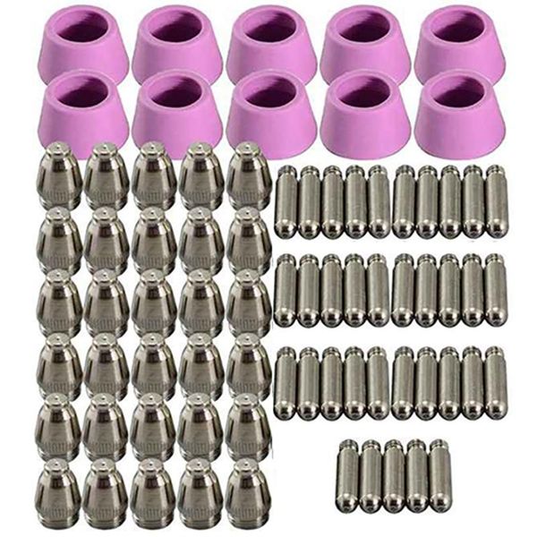 

storage bags 100pcs ag60 plasma cutting machine consumable sg55 cutter accessories torch tip electrode kit