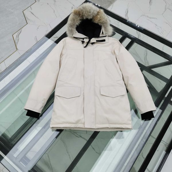 

mens winter down jacket designer boutique puffer jacket hooded thick coat jacket men down jackets men women couples parka winter coat, Black