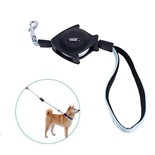 

dog collars & leashes retractable leash automatic 4.6ft pet portable walking with padded handle dogs traction rope