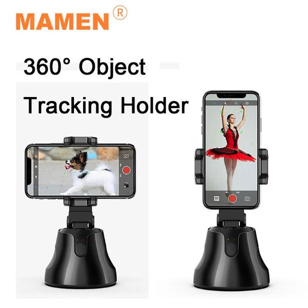 

360Â° object tracking holder face selfie stick with bluetooth connection for ios/android smartphones stand monopods