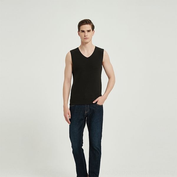 

RuM teflon men' tank tops seamless keep underwear for th vest wide shoulder plush men' teflon seamless thermal keep warmunderwear for war, White;black