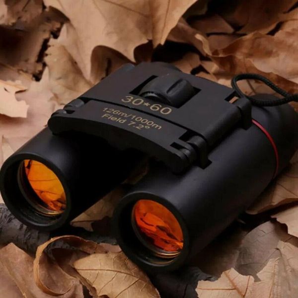 

telescope & binoculars compact with low light night vision large eyepiece waterproof binocular for adults kids high power easy puz777