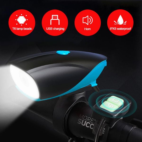 

rechargeable tail light 140db led bike with bell waterproof running muti-functional speakers for bicycles lights
