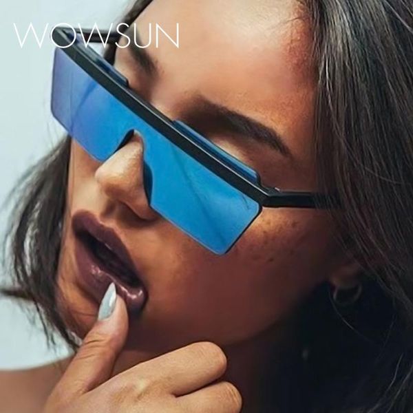 

sunglasses oversized square ladies fashion flat, White;black