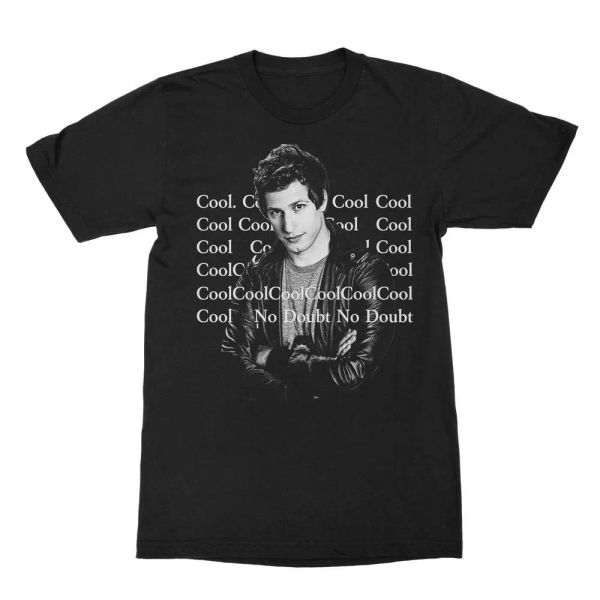 

brooklyn nine-nine jake peralta, cool cool cool men's t-shirt, White;black