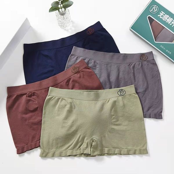 

men's underwear light and breathable naked ammonia 32 needle seamless underwear no sense upgrade boxed comfortable four men's pant, Black;white