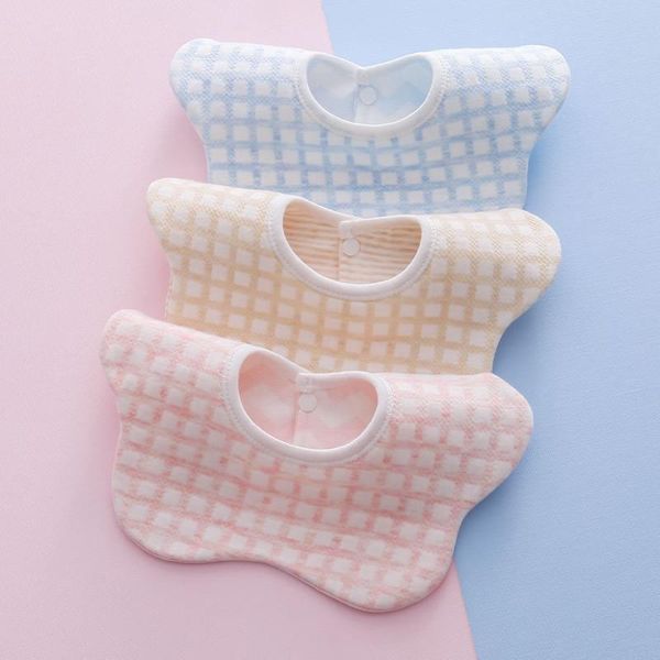 

bibs & burp cloths baby saliva towel spring and autumn three-layer cotton bib born accessories stuff