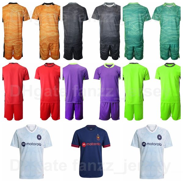 

fc soccer goalkeeper gk 1 bobby shuttleworth jersey set 18 kenneth kronholm goalie black orange green red purple football shirt kits custom