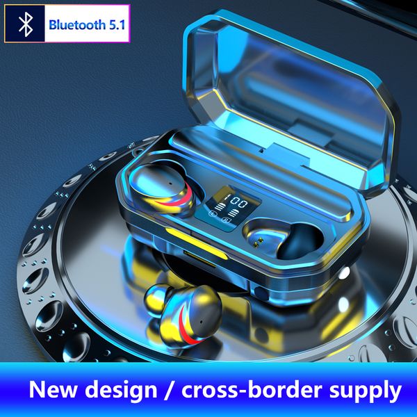 

new tws wireless headphones charging box 9d stereo sports waterproof bluetooth wireless earphones with microphone for phone