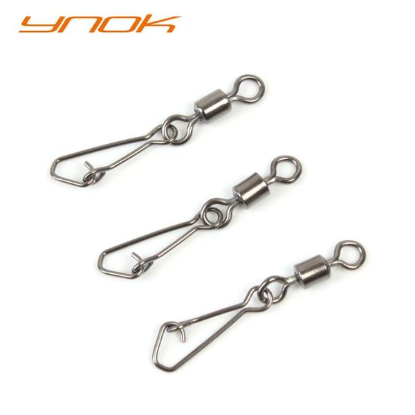 

fishing swivel accessories rolling with hooked snap lures connector hooks