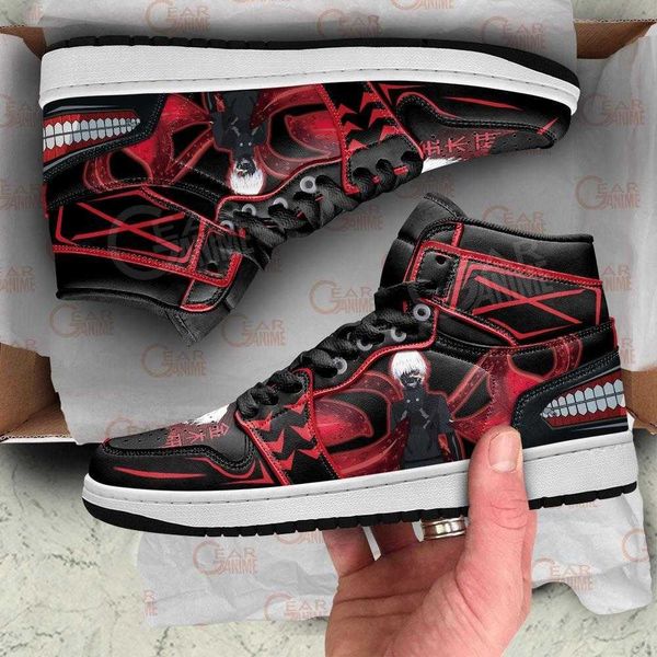 

kagune ken sneakers tokyo kaneki ghoul custom anime shoes