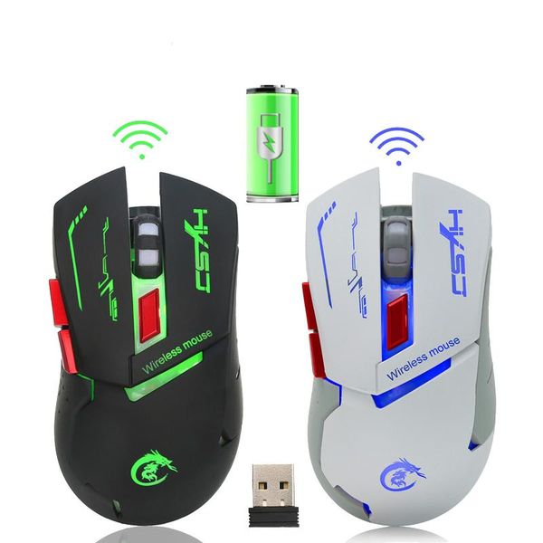 

wireless charging mouse usb colorful luminous gaming computer peripherals mice