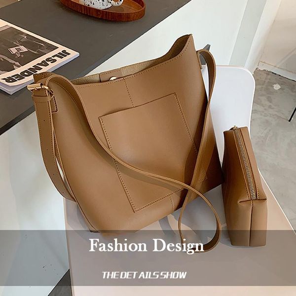 

evening bags women's retro crossbody bag simple design handbag temperament elegant lady shoulder fashionable trendy coffee black white