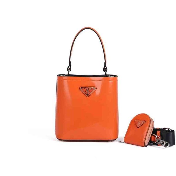 

purse online new three purpose bag bright leather bucket sling shoulder oblique span portable women's straight hair handbags