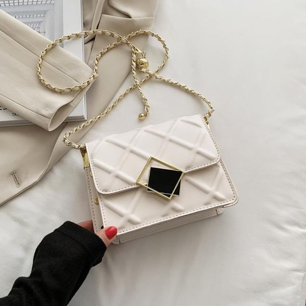 

evening bags casual chain lady brand messenger bag 2021 summer style small lock square wallet bolsa feminina sac