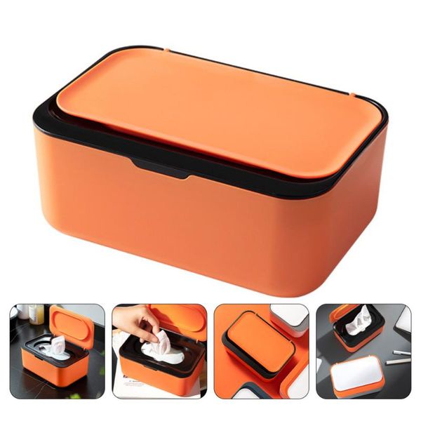 

tissue boxes & napkins 1pc wet box with lid sealed wipes storage