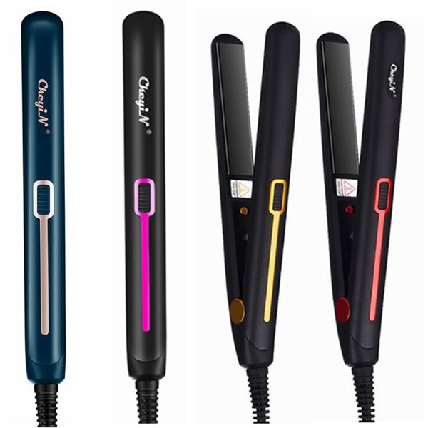 

professional 2 in 1 mini hair straightener curler ceramic plate flat iron corrugated iron portable fashion hair styling tools 53