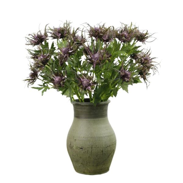 

decorative flowers & wreaths fake eryngium artificial pant 3pcs 65cm home decor plastic show window party supply simulation