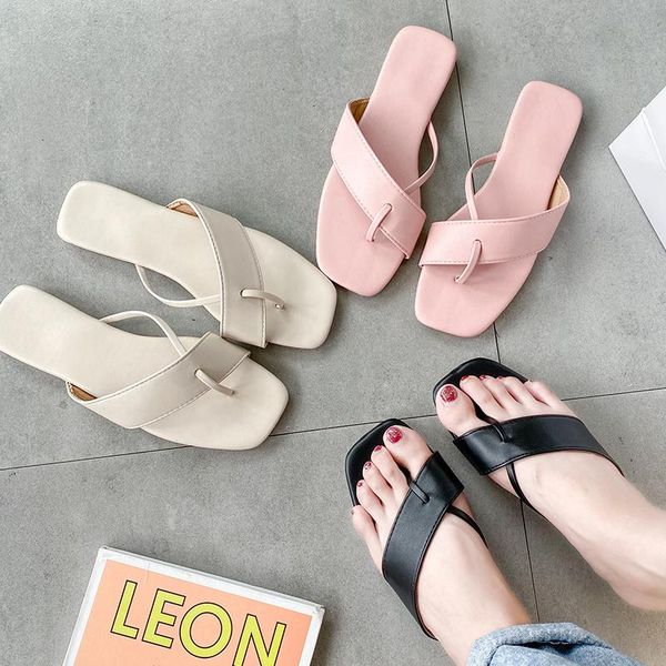 

slippers shoes rubber flip flops soft on a wedge luxury slides low hawaiian comfort flat designer basic rome fashion pu f, Black