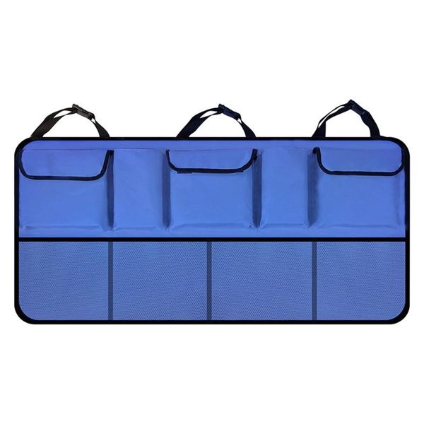 

car organizer portable durable container seatback hanging space saving foldable easy install trunk large travel storage bag for