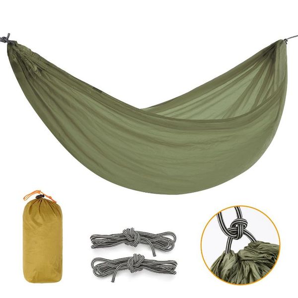 

8.2 x 4.7ft ultralight hammock portable camping for backpacking travel beach yard tents and shelters