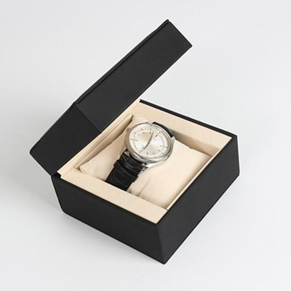 

jewelry pouches, bags pu leather watch box, gift cardboard box with pillow,, Pink;blue