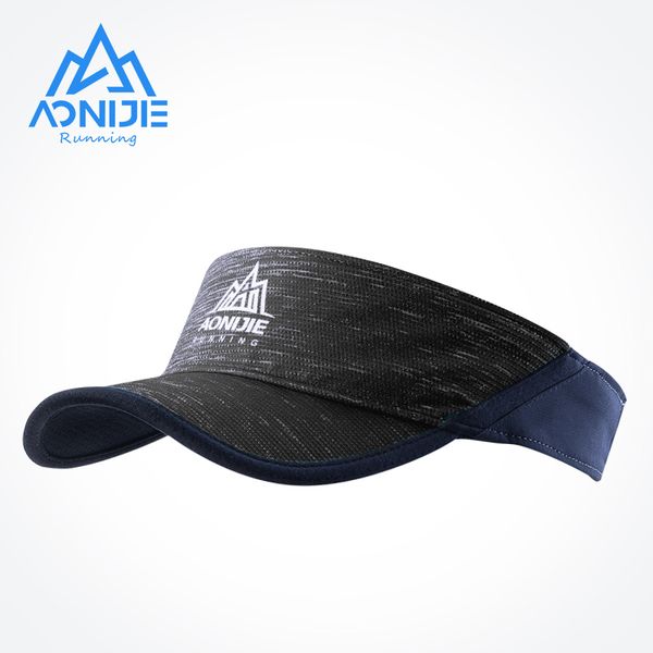 

aonijie e4080 summer sun visor cap hat sports beach fishing marathon with adjustable strap anti uv quick dry lightweight, Black;white