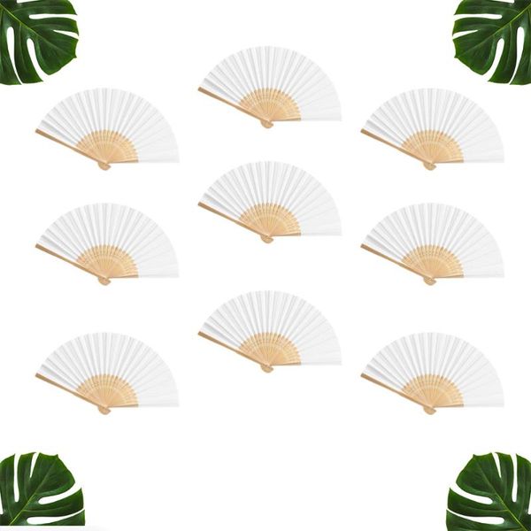 

18pcs 7inches paper folded fan cartoon folding handheld fans for kids girls (white) other home decor