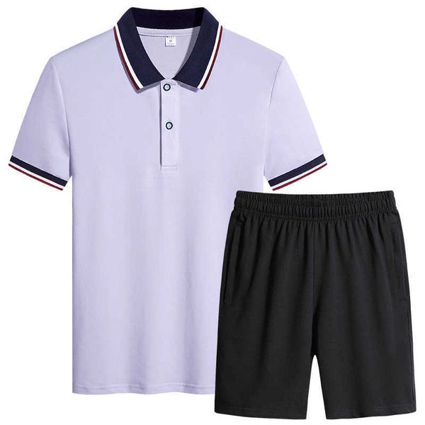 

summer new large simple loose thin sportswear fashion breathable suit men's, Gray