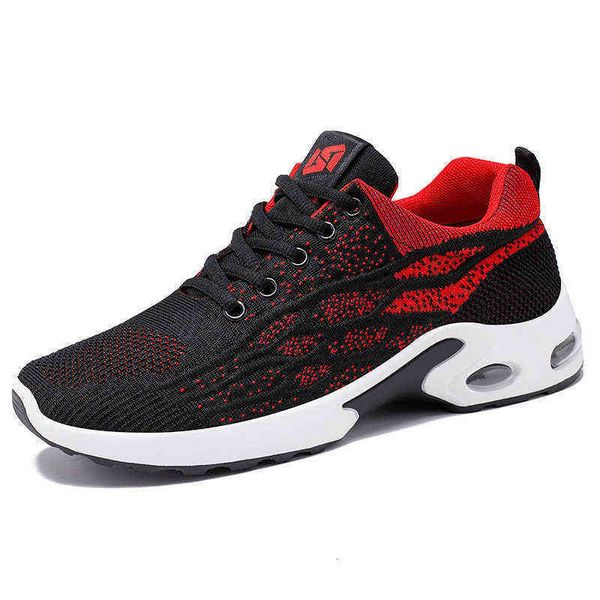

sports sho men's 2021 spring breathable lace up running trend korean light casual