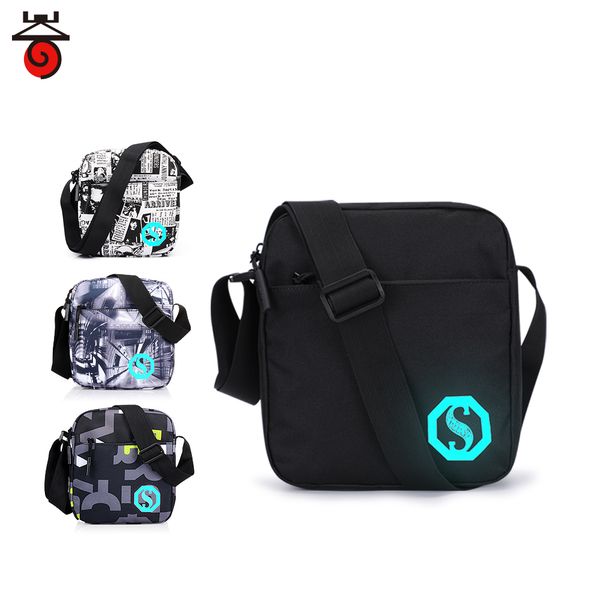 

shoulder messenger bags for men business crossbody packs waterproof male fashion casual bag printed