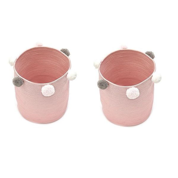 

storage baskets 2 dirty clothes baskets, hair ball laundry household toy