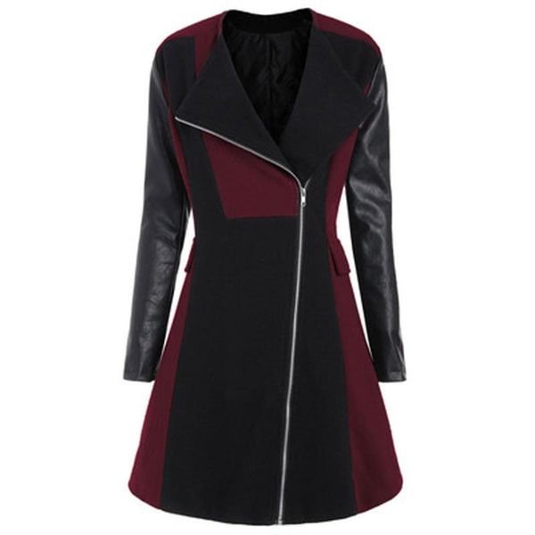 

women's trench coats spring autumn women windbreaker casual zippers long hooded ladies overcoat korean large size loose coat with lined, Tan;black