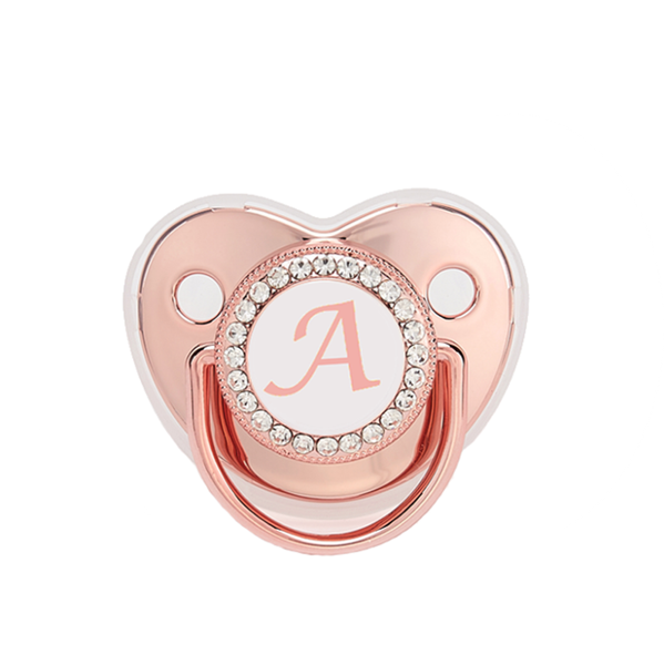 

pacifiers# seperate letter alphabet initials of baby name born girl boy nipple pacifiers bling dummy soother