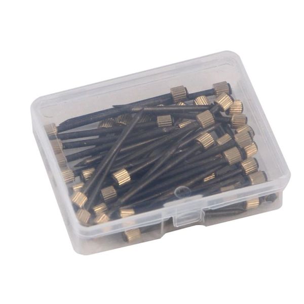 

set 50pcs boxed nails practical po frame picture hook (black) gift wrap
