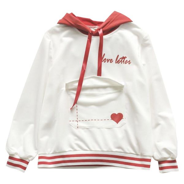 

women's hoodies & sweatshirts 2021 arrival autumn fashion hooded women ins casual pullover letter print pocket hoodie for female girl, Black