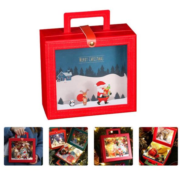 

gift wrap 1 set exquisite creative christmas present container cosmetic box packaging clamshell