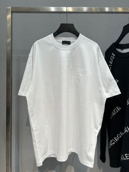 

2022 new spring summer cotton t-shirt round neck printed pocket short sleeve oversized us eu size 01, Black;brown