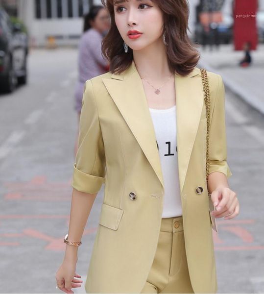 

women's suits & blazers 2021 women in spring and autumn with style fashion western-style clothes coat, White;black