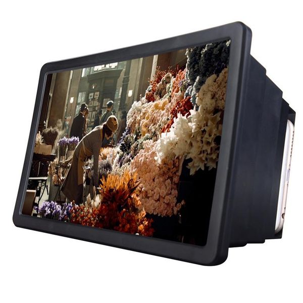 

cell phone mounts & holders folding 3d mobile screen magnifier projector enlarger video deskmovie magnifying holder
