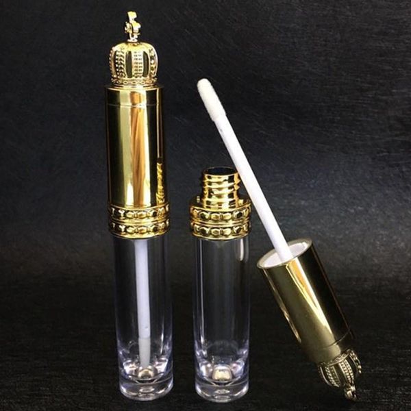 

storage bottles & jars crown empty lip gloss tube refillable diy transparent liquid batom containers eyelash growth cosmetic tools