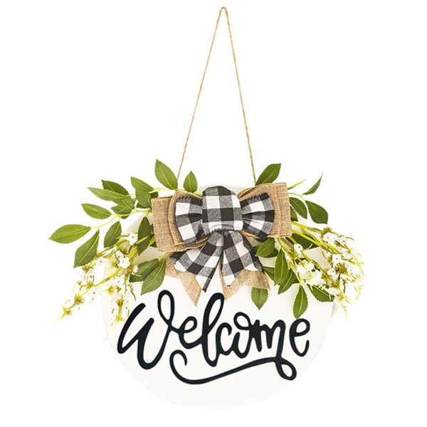 

welcome door hanger decoration wreath front decor novelty items