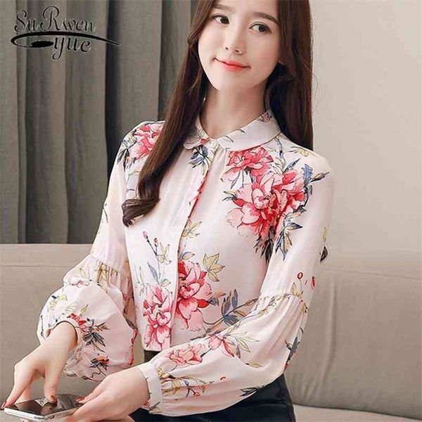 

women large size spring fashion elegant long sleeve blouse women shirt office female 2827 50 210521, White