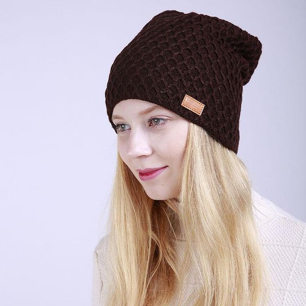 

beanies tj-tianjun women's winter plush knitted hat men diamond weave headgear keep warm outdoor street sport climbing cycling windbrea