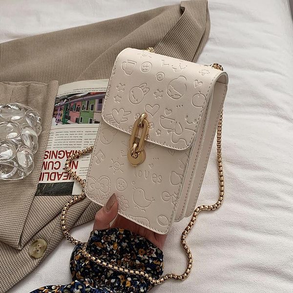 

niche design bag women fashion high-end sense of chain square messenger phone shoulder width: 11.5cm bags