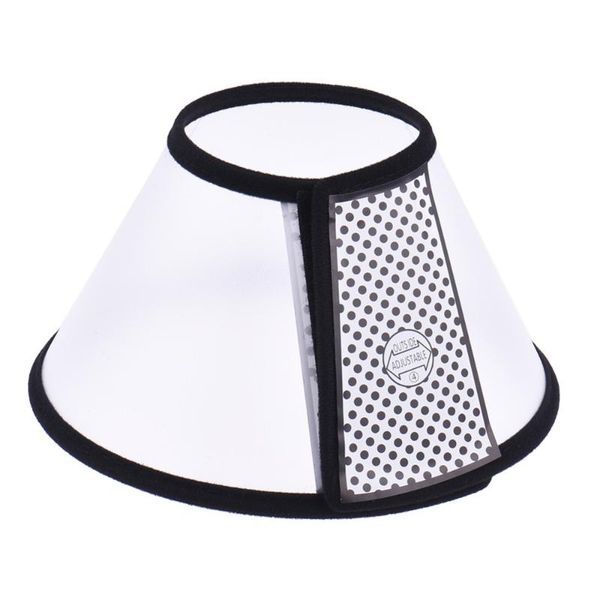 

dog collars & leashes pet health elizabethan collar for dogs cats pets recovery anti-bite wound-recovery soft translucent neck adjus