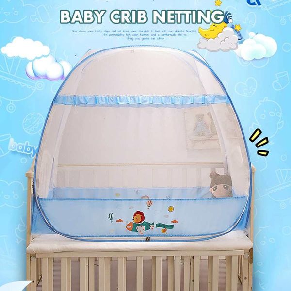 

mesh crib cover baby bed tent net -up for kids bedroom mosquito canopy safety