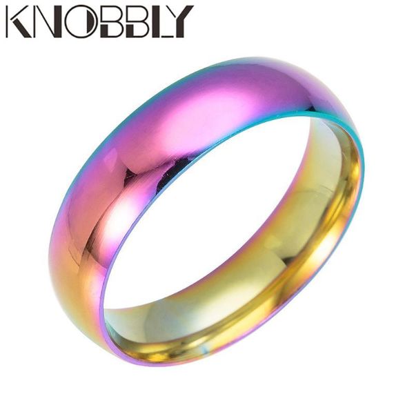 

cluster rings high-end stainless steel colorful men's colored shell gothic punk for women&men jewelry, Golden;silver
